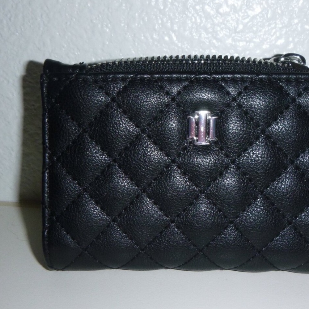 INC International Concepts, Women's quilted Black wallet